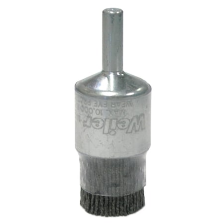Weiler Burr-Rx 3/4" Coated-Cup End Brush, .043/120CG Crimped Fill 86103
